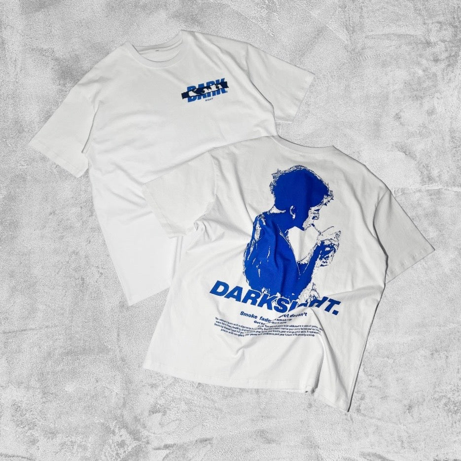 White Heavyweight Smoke Tee