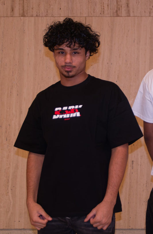 Black Heavyweight Smoke Tee