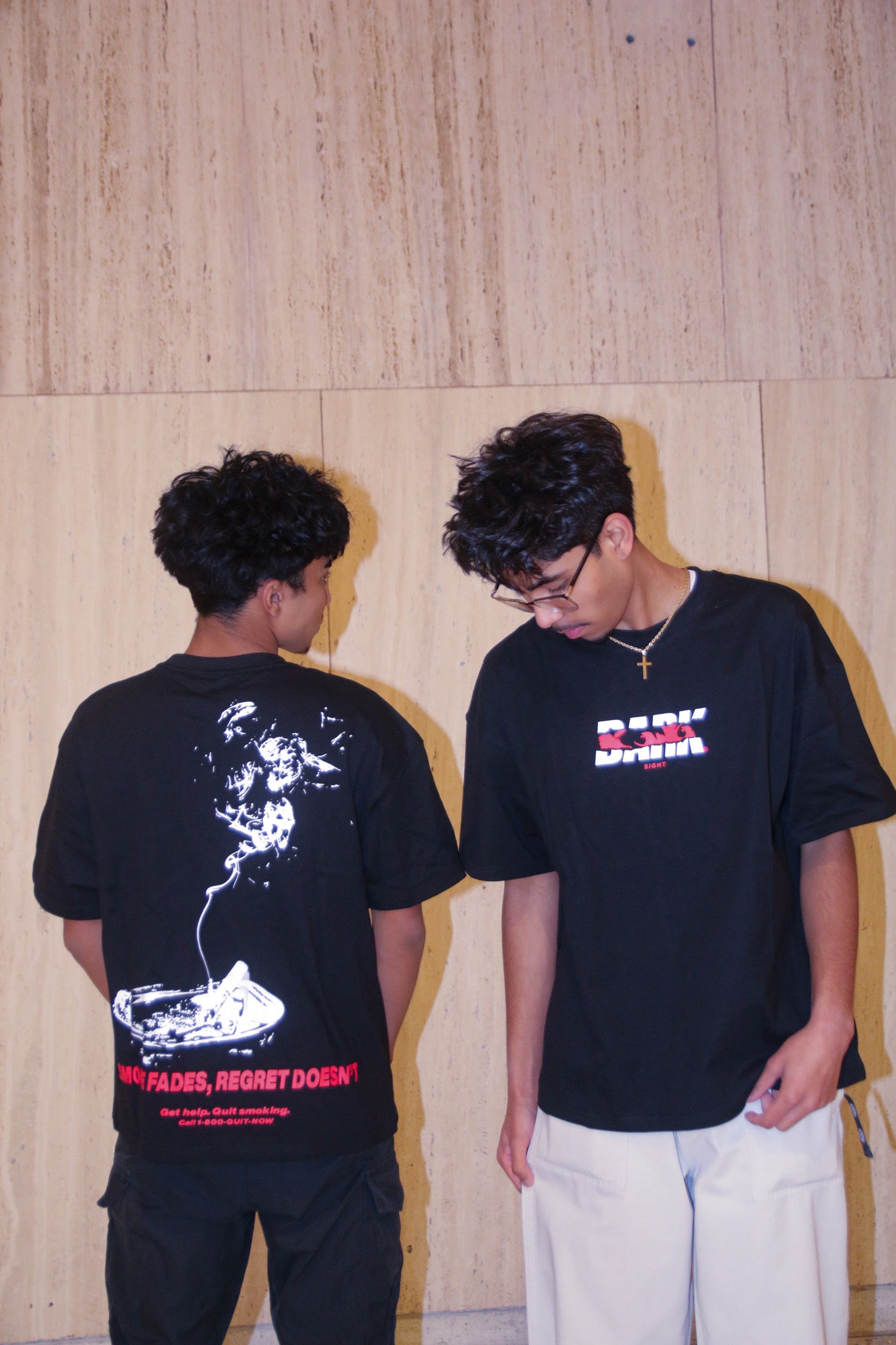 Black Heavyweight Smoke Tee